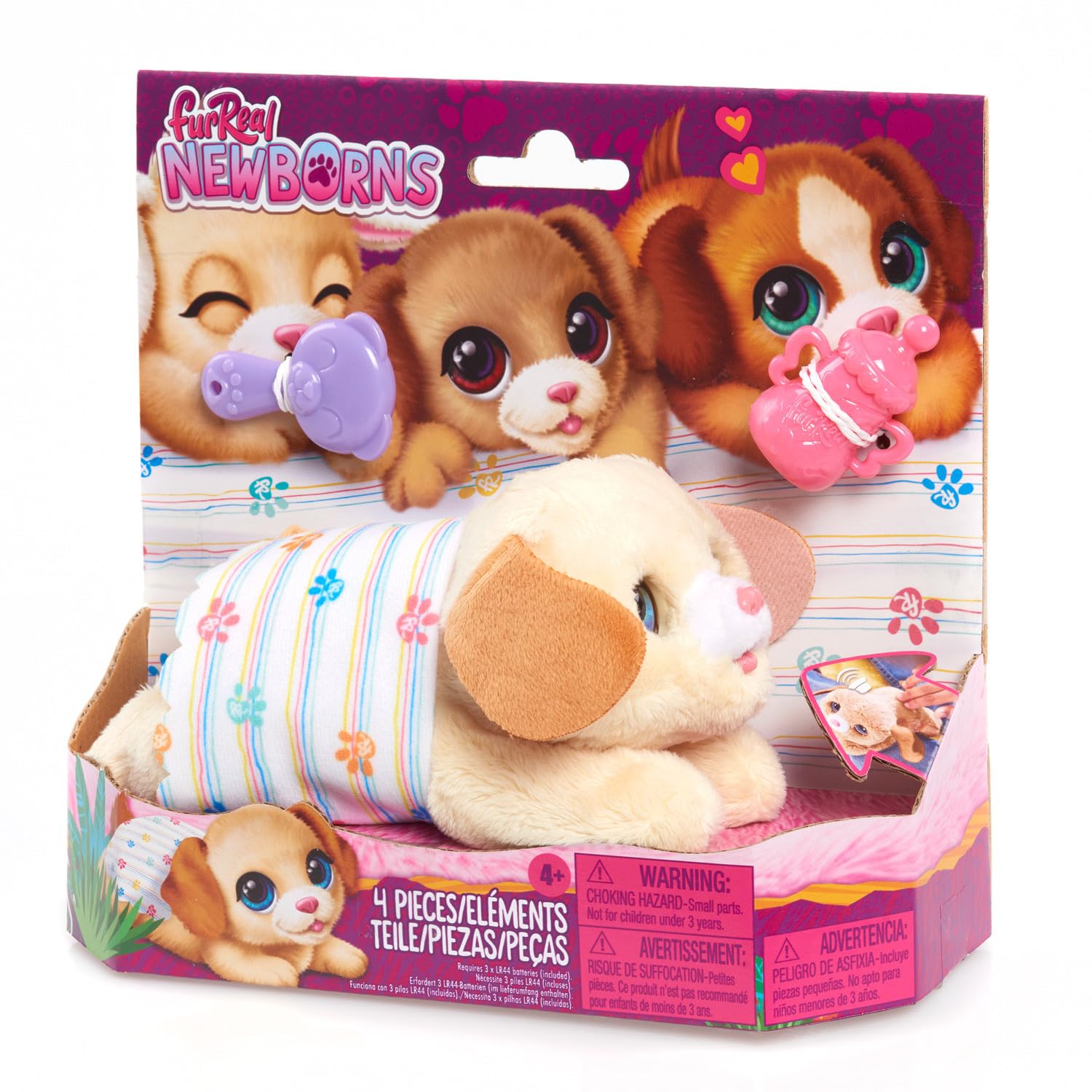 Foto 2 pulgar | Mascota Interactiva Just Play FurReal Newborn Puppy para Niños de 4+ años - Venta Internacional