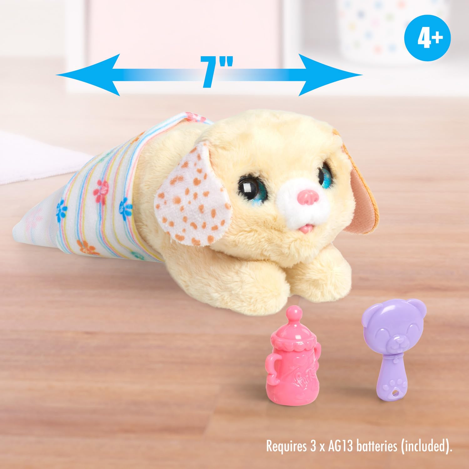 Foto 2 | Mascota Interactiva Just Play FurReal Newborn Puppy para Niños de 4+ años - Venta Internacional