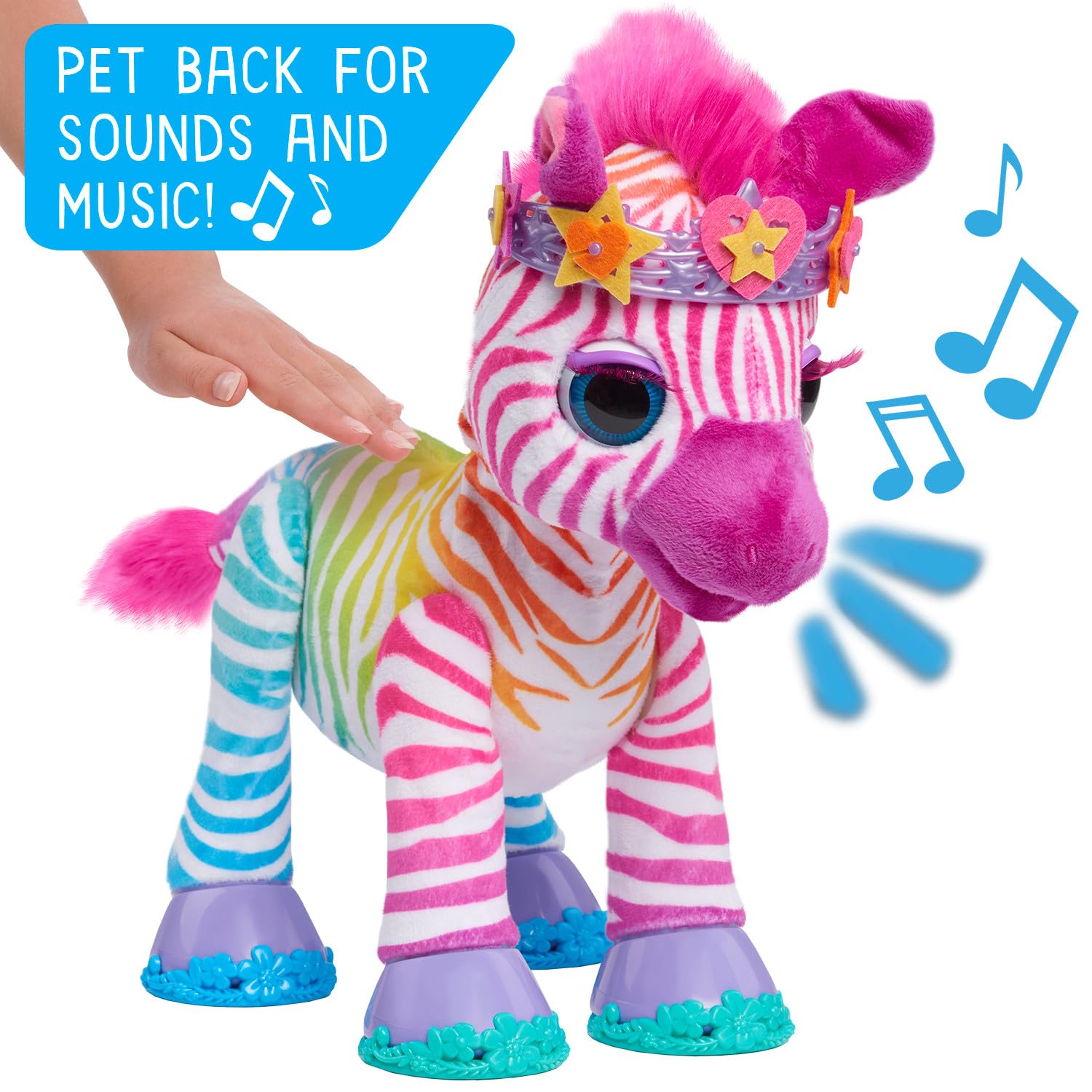 Foto 4 pulgar | Juguete Just Play Furreal Zenya My Rainbow Zebra para Niños a Partir de 4 Años - Venta Internacional