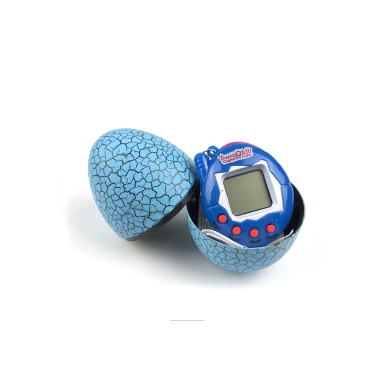 Foto 2 pulgar | Virtual Pet Tamagotchi Egg Blue Con Cadena E Instrucciones - Venta Internacional.