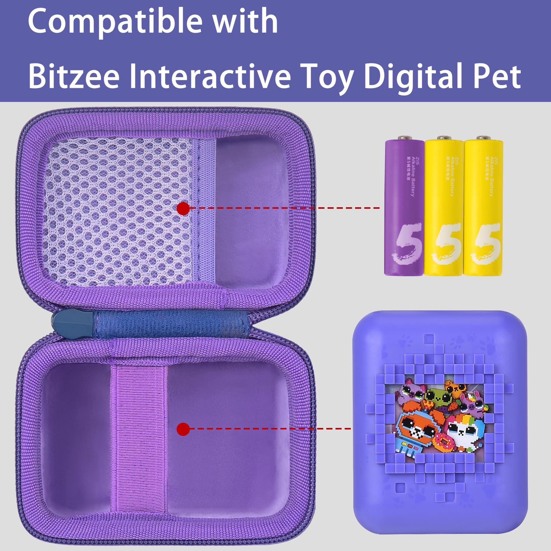 Foto 4 pulgar | Funda Rígida Co2crea Compatible Con Bitzee Interactive Toy - Venta Internacional.