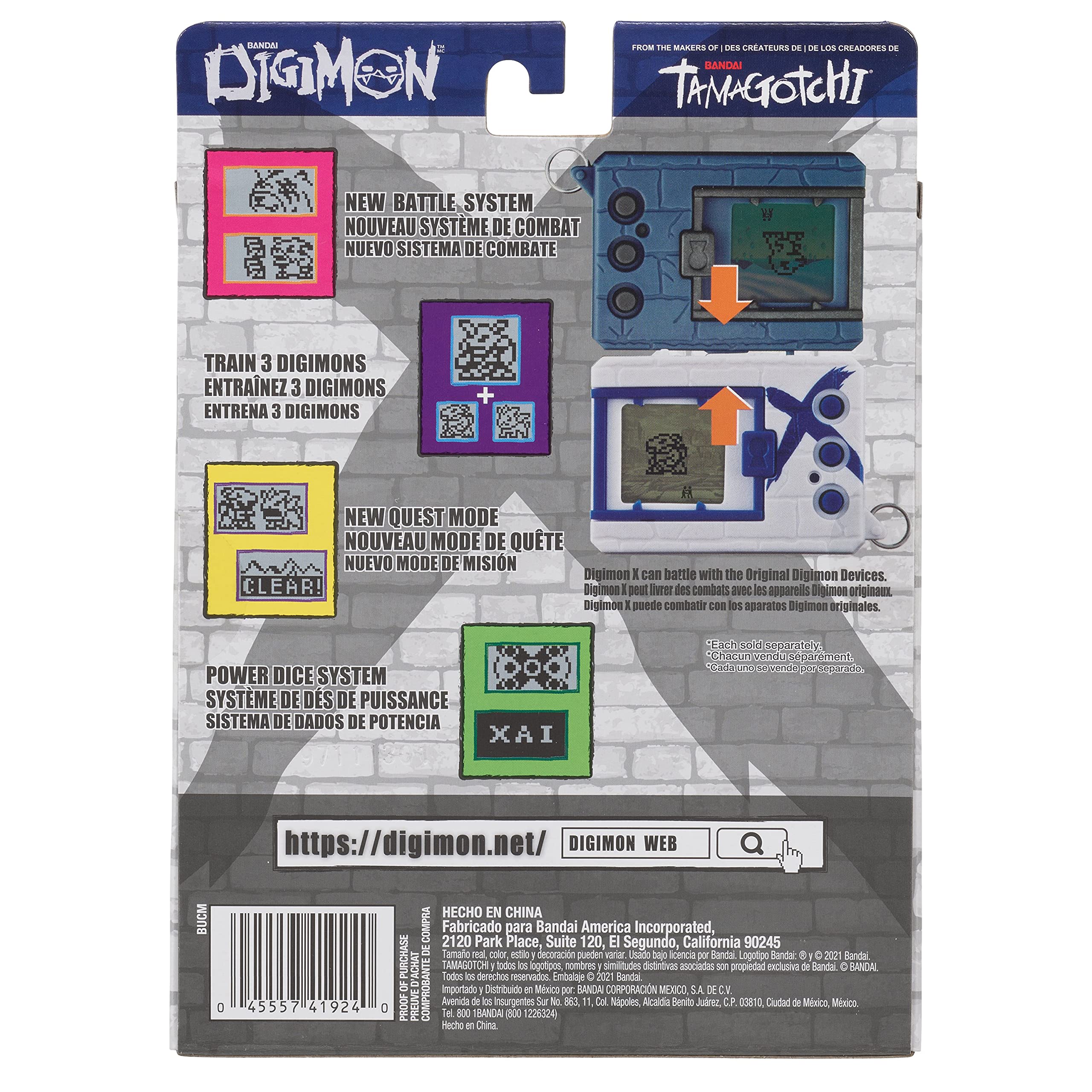 Foto 5 | Monstruo Virtual Mascota Digimon X Bandai - Venta Internacional