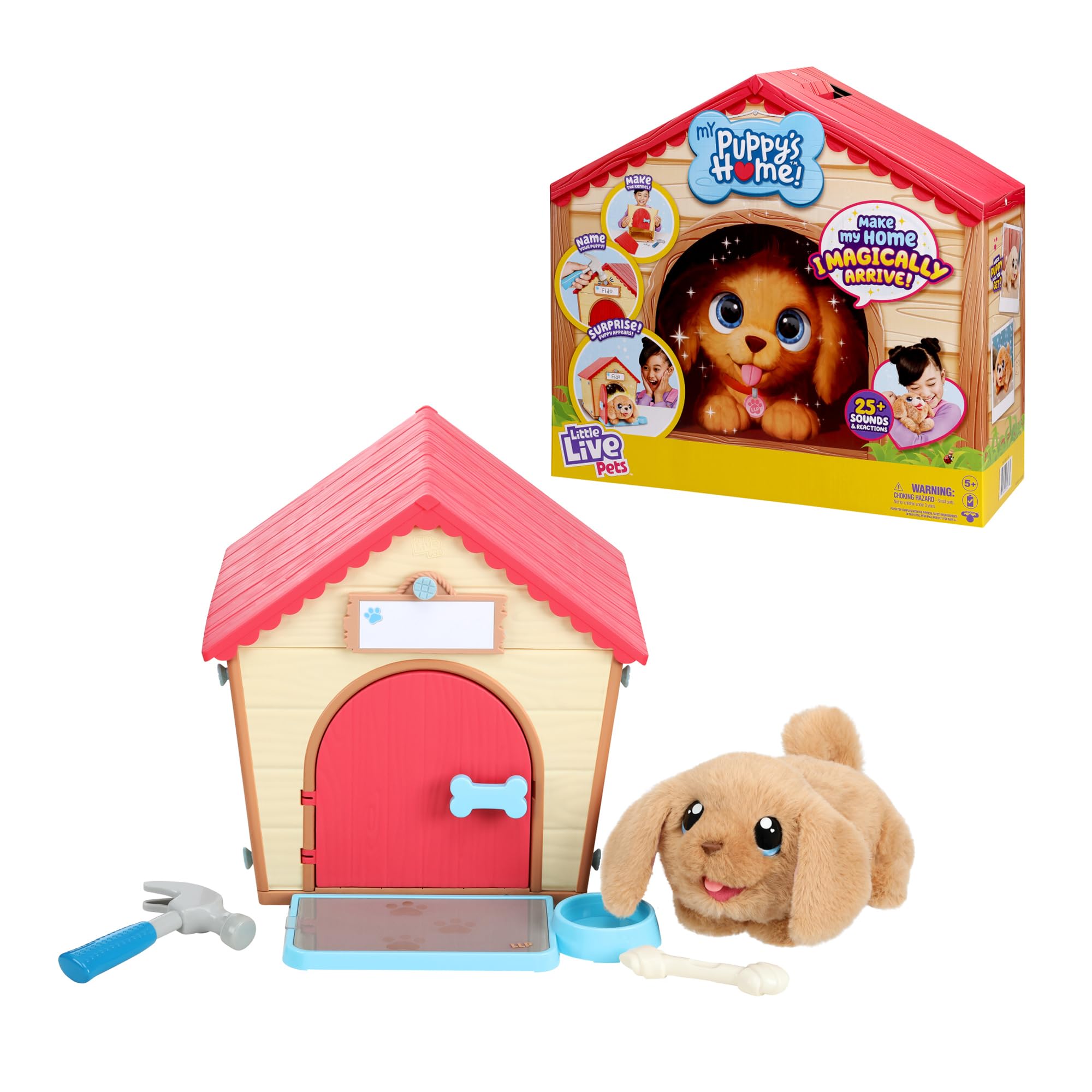 Peluche Interactivo Little Live Pets My Puppy con Caseta - Venta Internacional