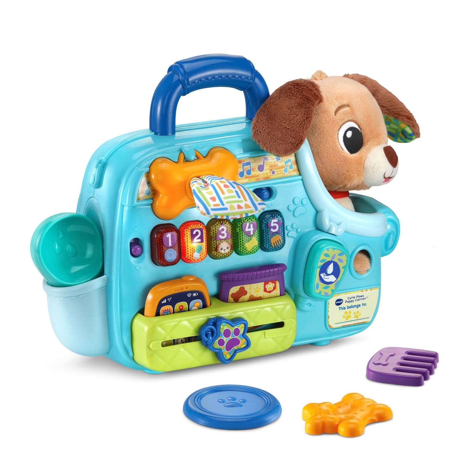 Foto 4 pulgar | Transportador De Cachorros Vtech Cutie Paws Blue Con Accesorios De 12 A 36 M - Venta Internacional.