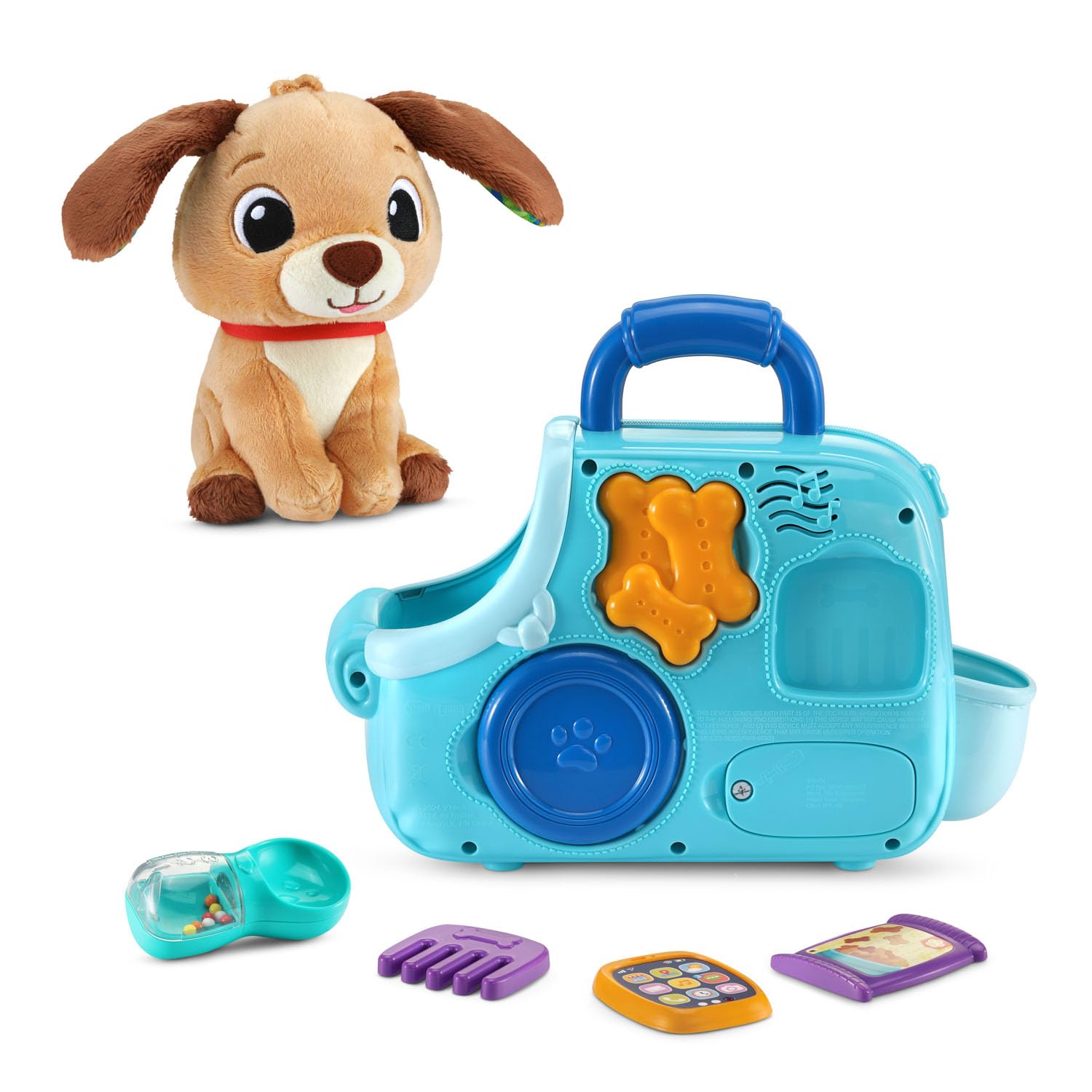 Foto 5 pulgar | Transportador De Cachorros Vtech Cutie Paws Blue Con Accesorios De 12 A 36 M - Venta Internacional.