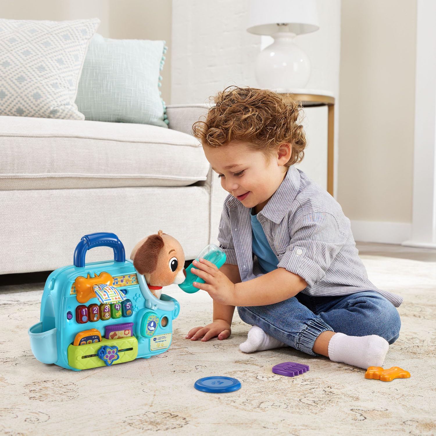 Foto 5 | Transportador De Cachorros Vtech Cutie Paws Blue Con Accesorios De 12 A 36 M - Venta Internacional.