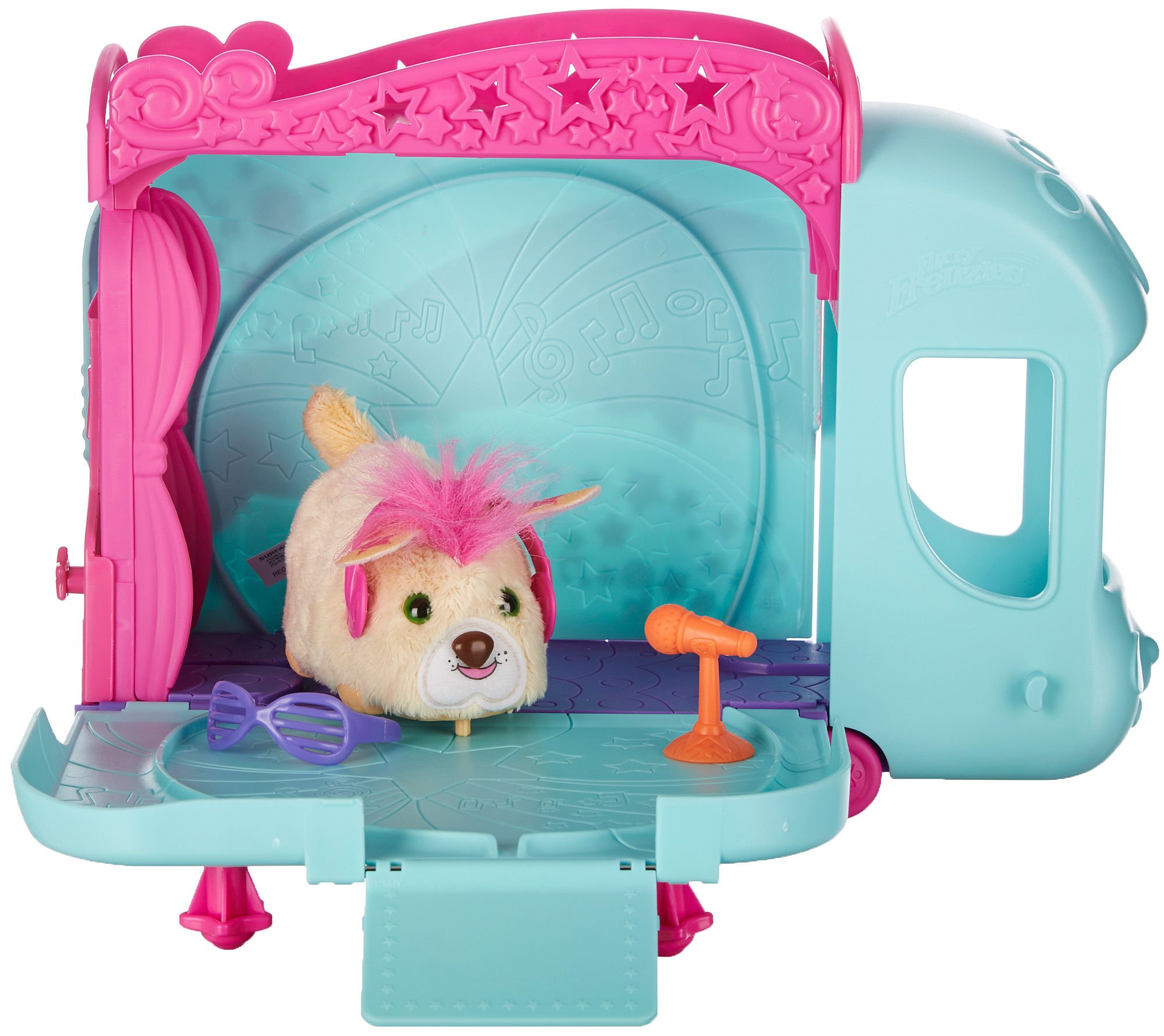 Set De Juego Furreal Friends Furry Frenzies Zoomin Stage Con Figura - Venta Internacional.