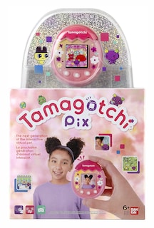 Foto 5 | Pet Bandai Tamagotchi Pix De Realidad Virtual Con Cámara Rosa - Venta Internacional.
