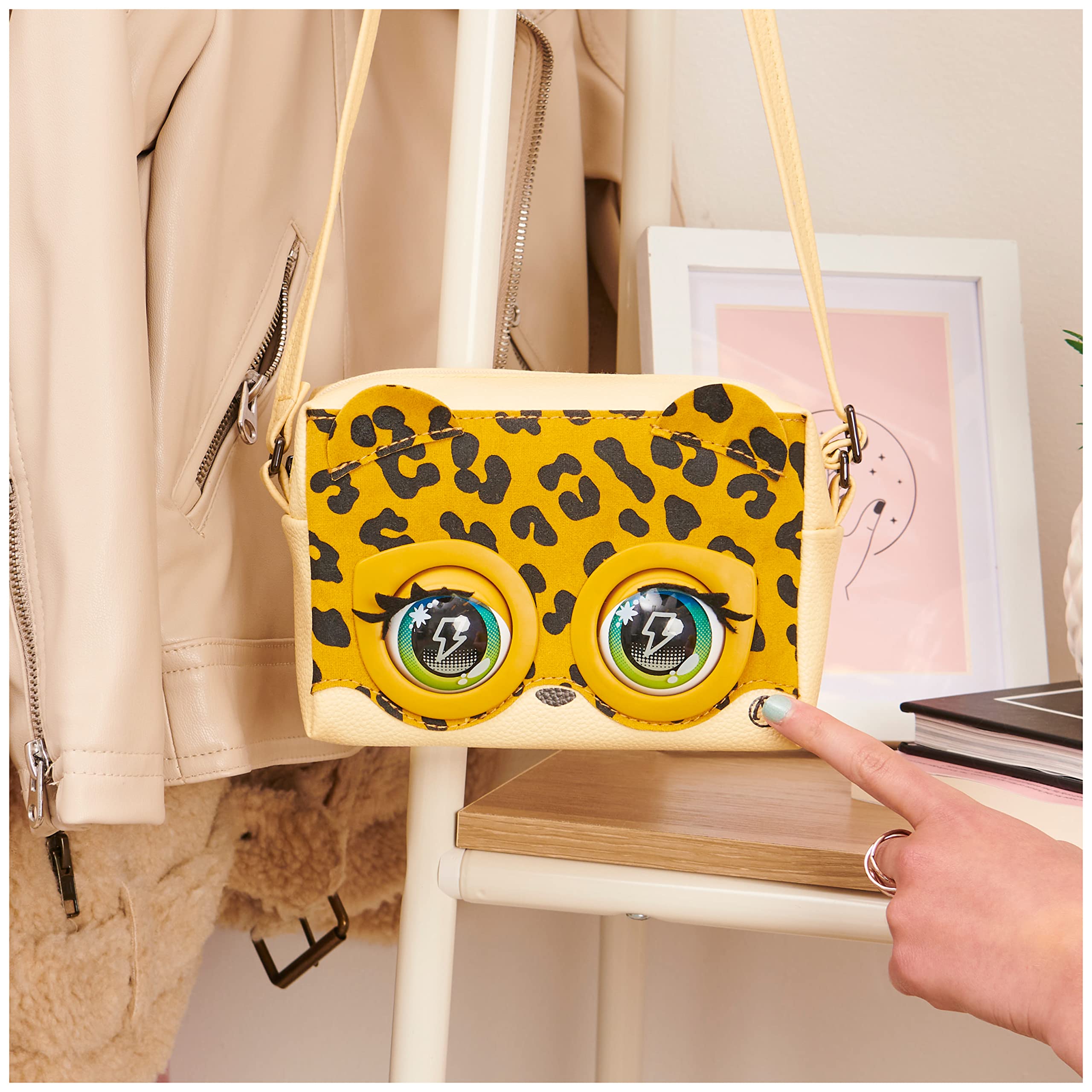 Foto 4 | Monedero Interactivo Para Mascotas Y Bandolera Para Niños Pets Leoluxe Leopard - Venta Internacional.