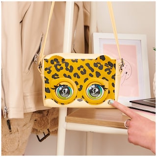 Foto 4 | Monedero Interactivo Para Mascotas Y Bandolera Para Niños Pets Leoluxe Leopard - Venta Internacional.