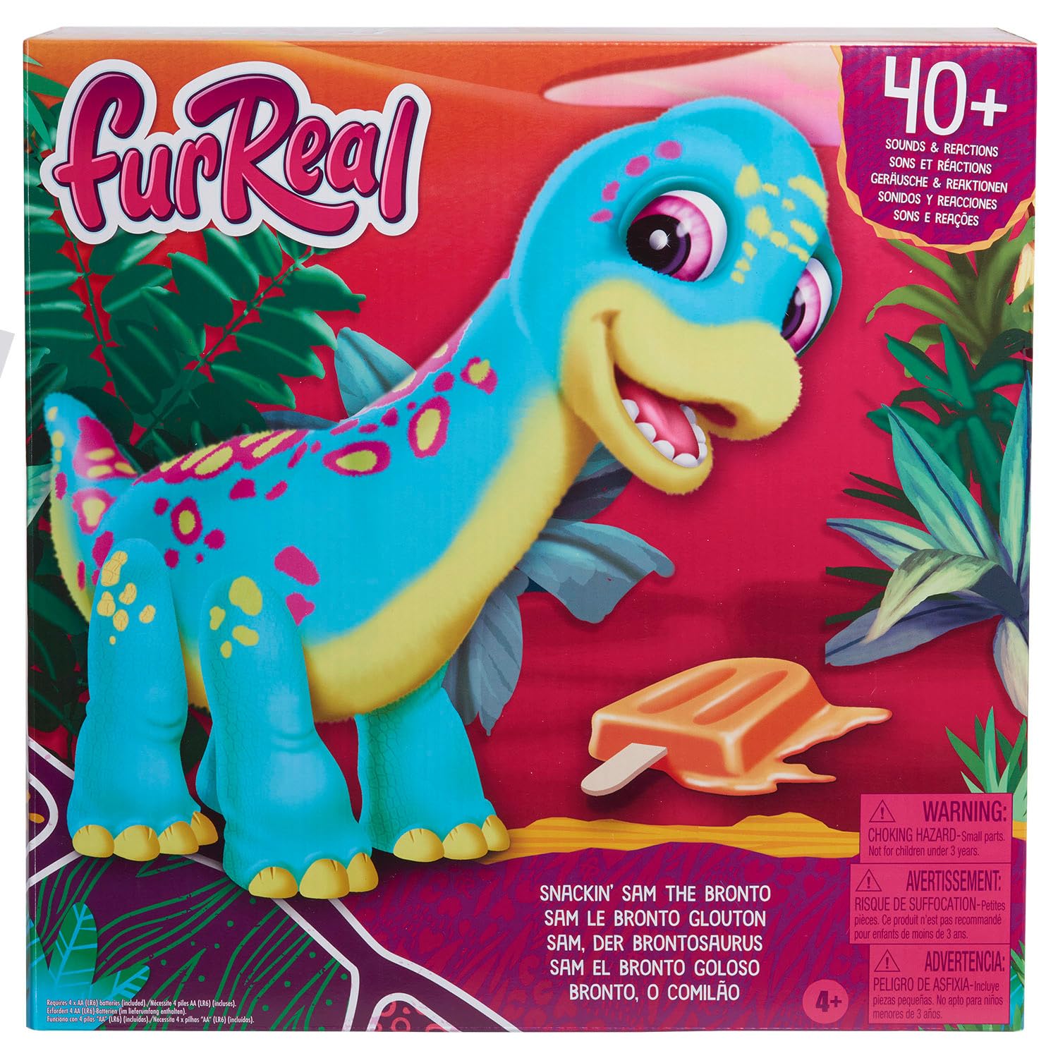 Foto 7 pulgar | Juguete Interactivo Just Play Furreal Snackin' Sam Bronto - Venta Internacional.