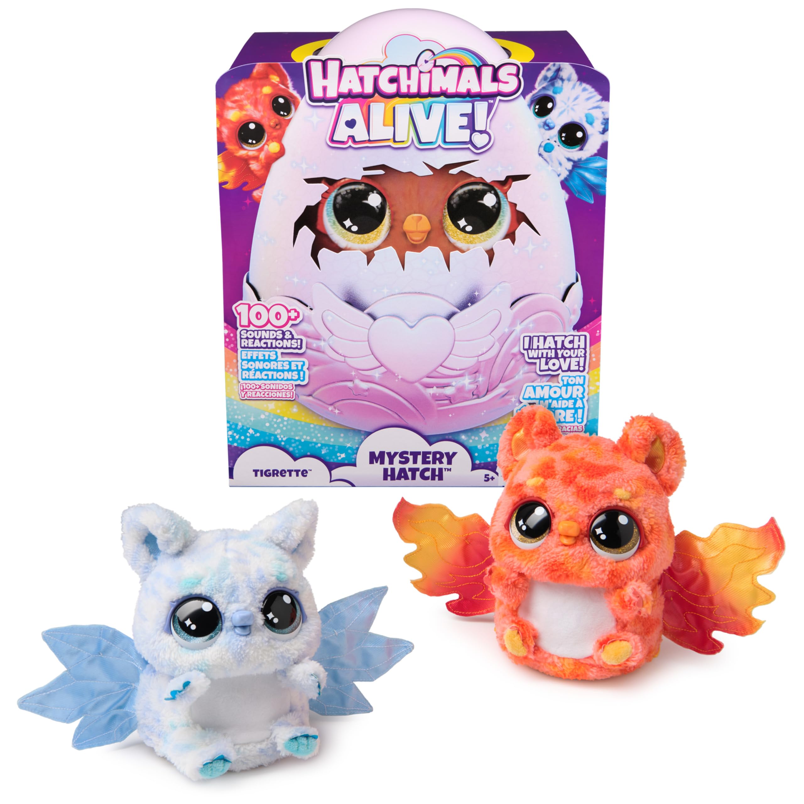 Foto 2 pulgar | Juguete Interactivo Hatchimals Alive Mystery Hatch Tigrette - Venta Internacional.