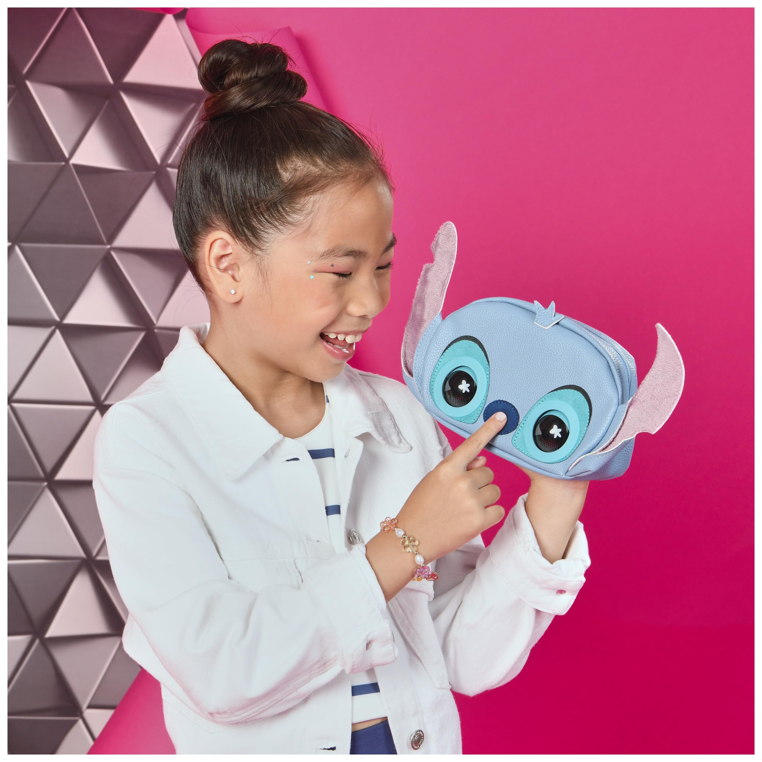 Foto 2 | Juguete Interactivo Para Mascotas Y Monedero Para Niños Pets Disney Stitch - Venta Internacional.