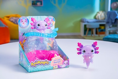 Foto 6 | Toy Goliath Animagic Let's Glo Axolotl Bubble Reef - Venta Internacional.