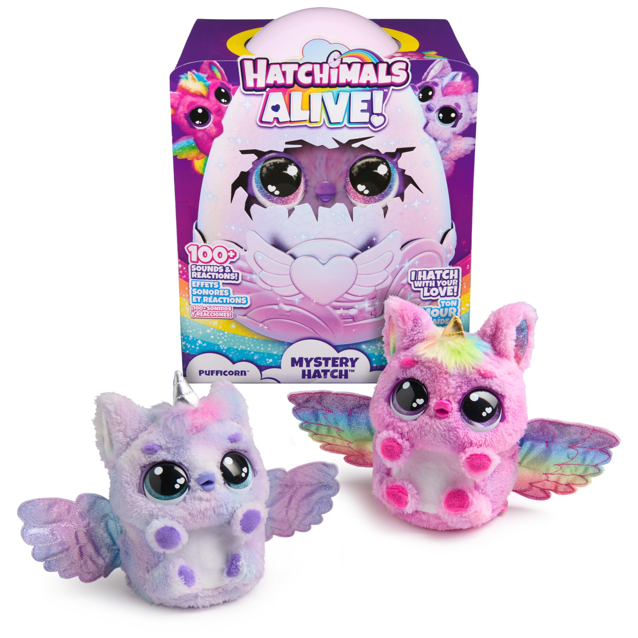 Foto 2 pulgar | Juguete Interactivo Hatchimals Alive Mystery Hatch Pufficorn - Venta Internacional.