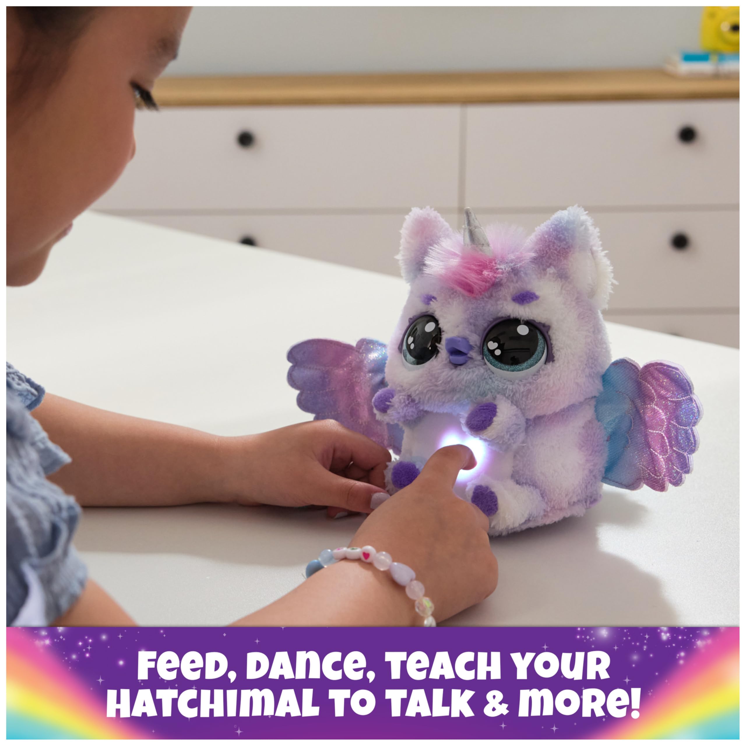 Foto 5 pulgar | Juguete Interactivo Hatchimals Alive Mystery Hatch Pufficorn - Venta Internacional.