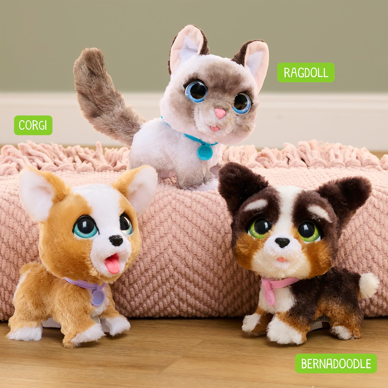 Foto 6 | Juguete De Peluche Just Play Furreal Wagalots Kitty Para Niños Mayores De 4 Años - Venta Internacional.