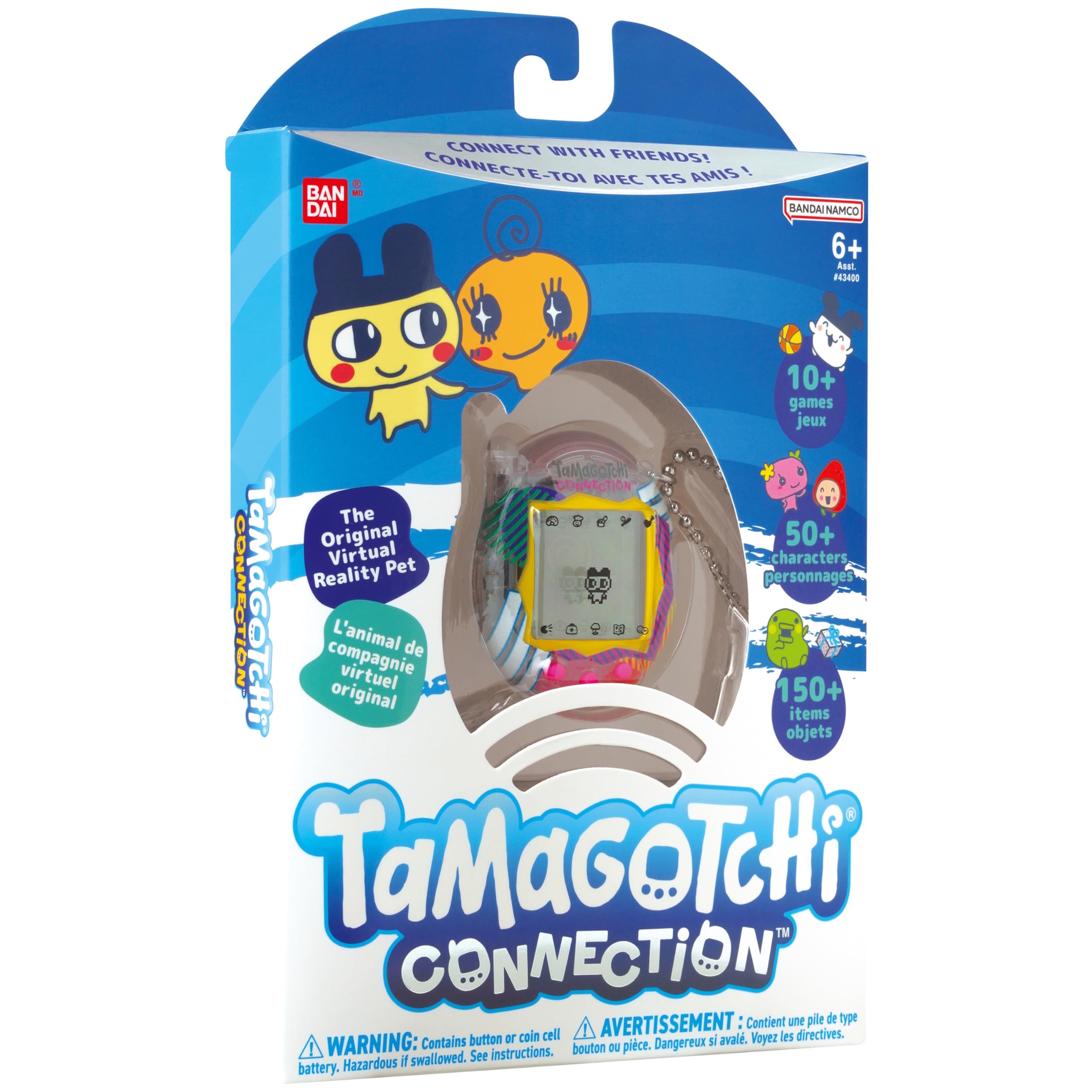 Foto 6 | Virtual Pet Tamagotchi Connection, Transparente, Retro, Para Mayores De 6 Años - Venta Internacional.