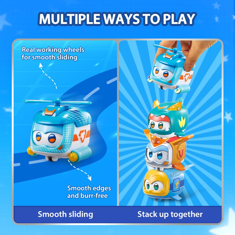 Foto 5 pulgar | Set De Supermascotas Toy Super Wings Jerome Golden Boy Shine Tino - Venta Internacional.