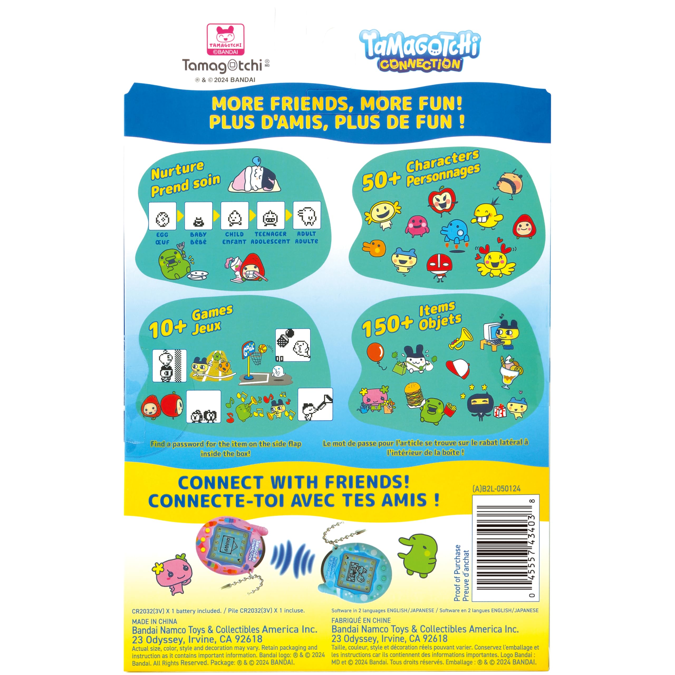Foto 8 pulgar | Virtual Pet Tamagotchi Connection Rainbow Sky A Partir De 6 Años - Venta Internacional.