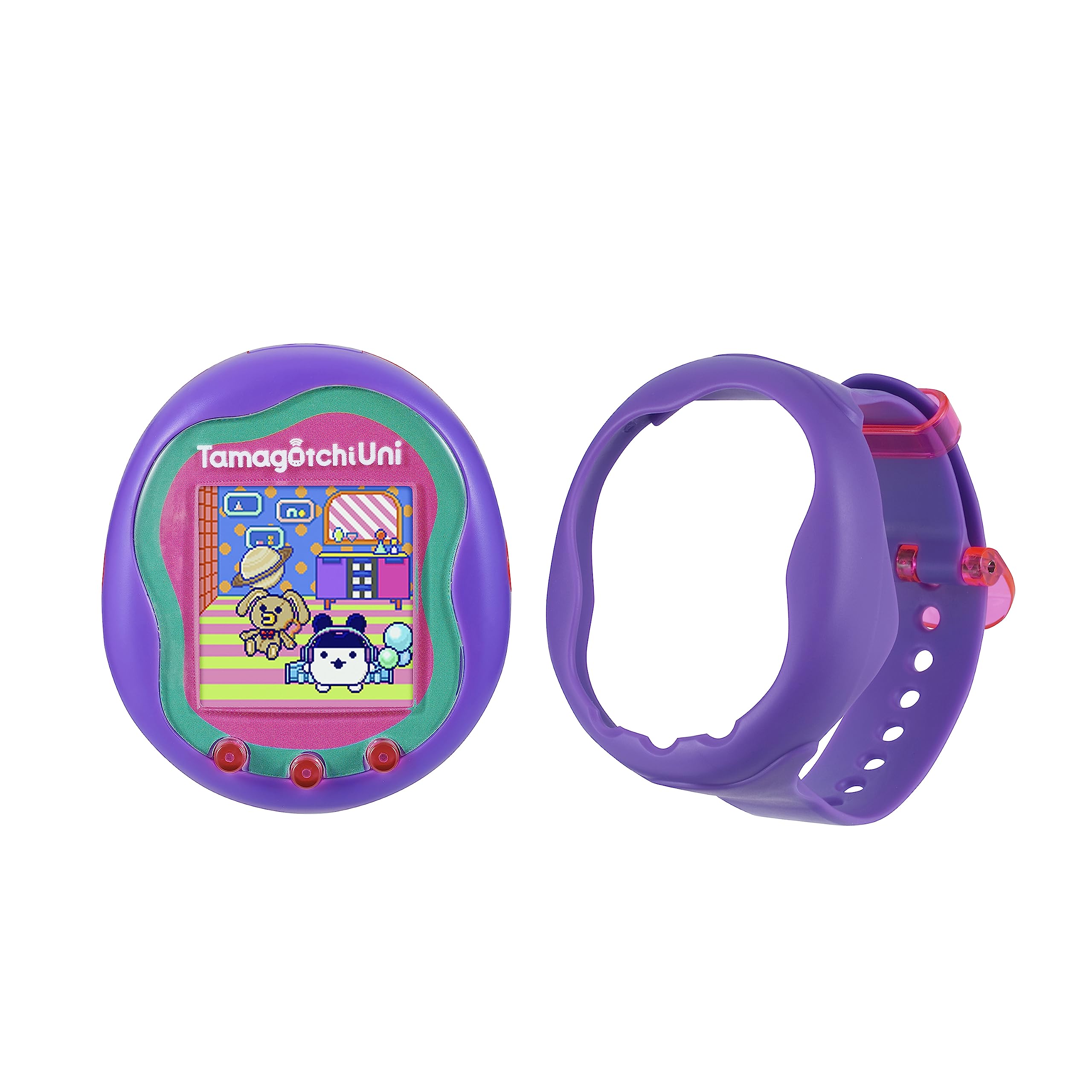 Foto 2 pulgar | Dispositivo Portátil Tamagotchi Uni Purple Con Juegos Y Accesorios - Venta Internacional.