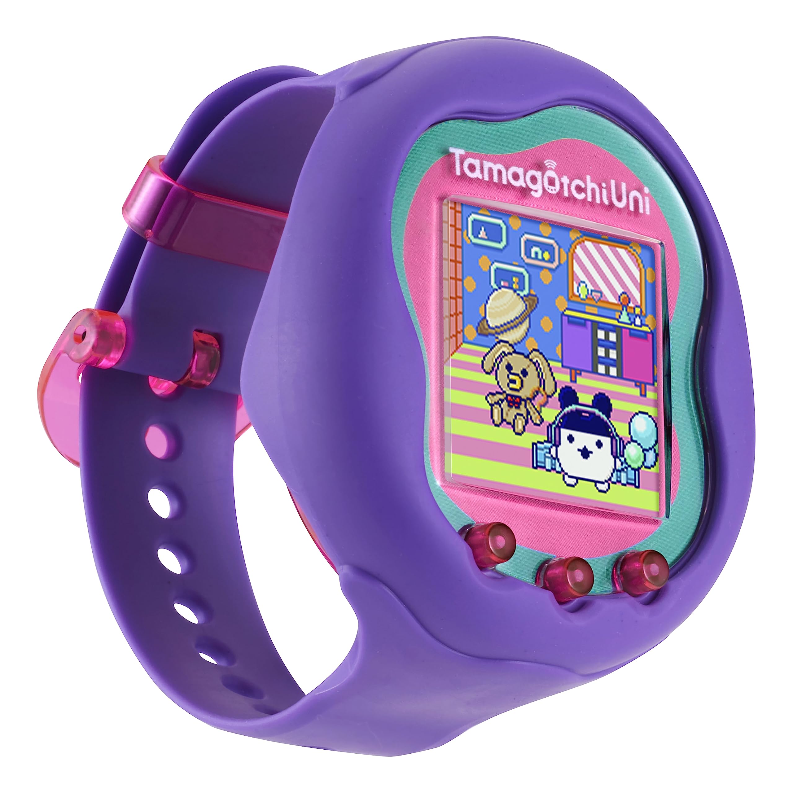 Foto 2 | Dispositivo Portátil Tamagotchi Uni Purple Con Juegos Y Accesorios - Venta Internacional.