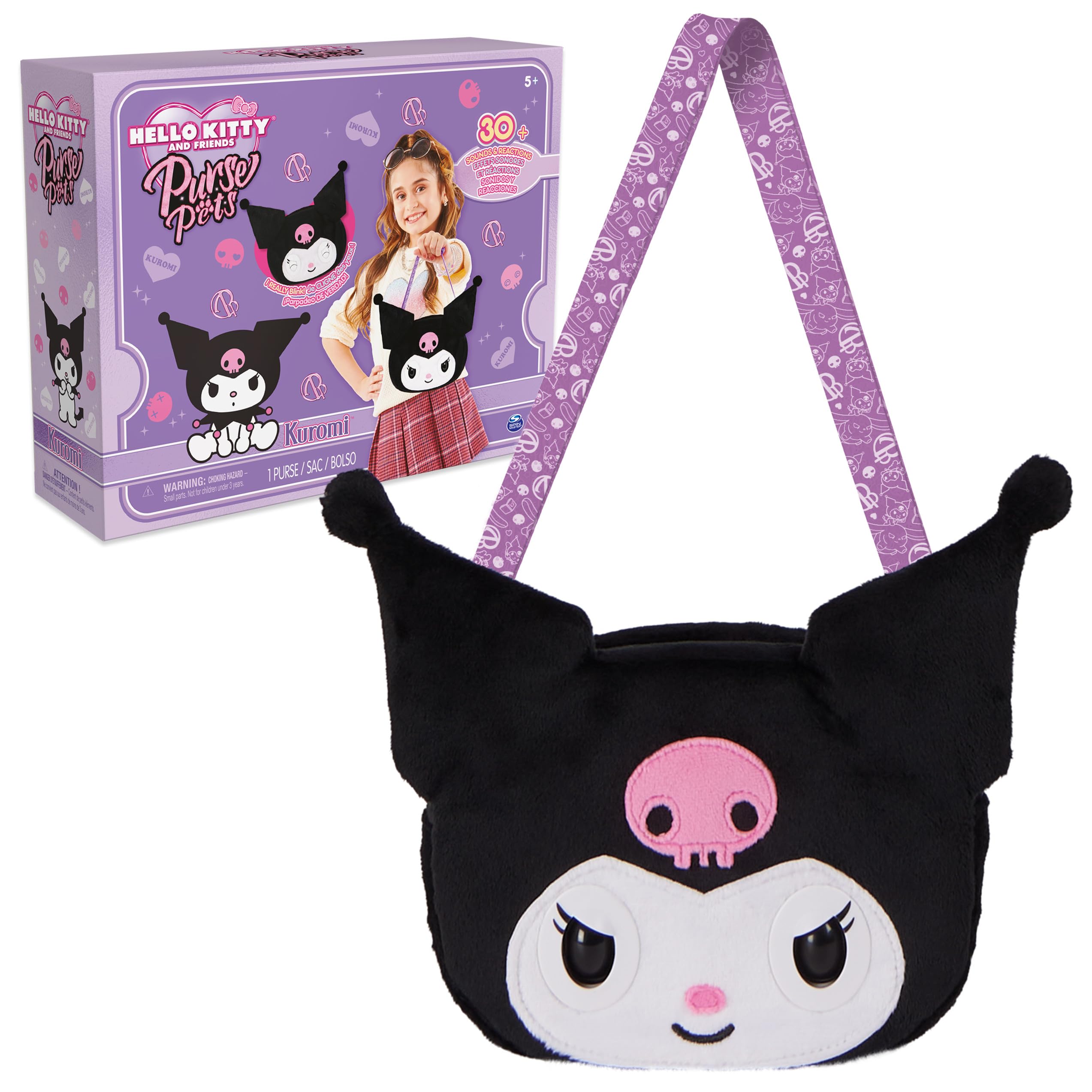 Bolso Interactivo De Juguete Y Bandolera Para Mascotas Pets Kuromi - Venta Internacional.