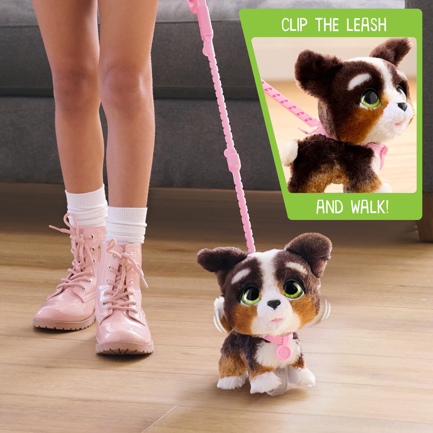 Foto 5 pulgar | Juguete Interactivo Just Play Furreal Walk-a-lots Bernedoodle - Venta Internacional.