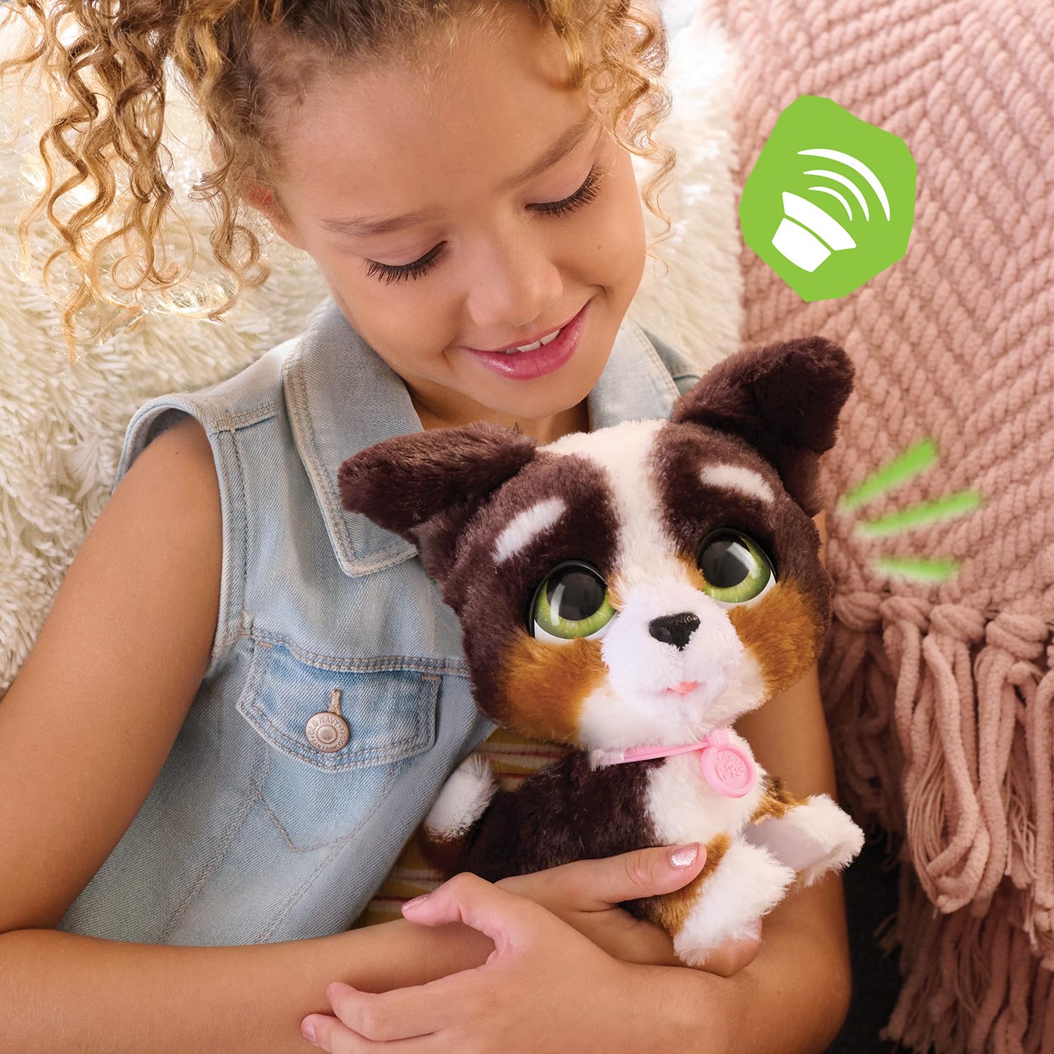 Foto 5 | Juguete Interactivo Just Play Furreal Walk-a-lots Bernedoodle - Venta Internacional.