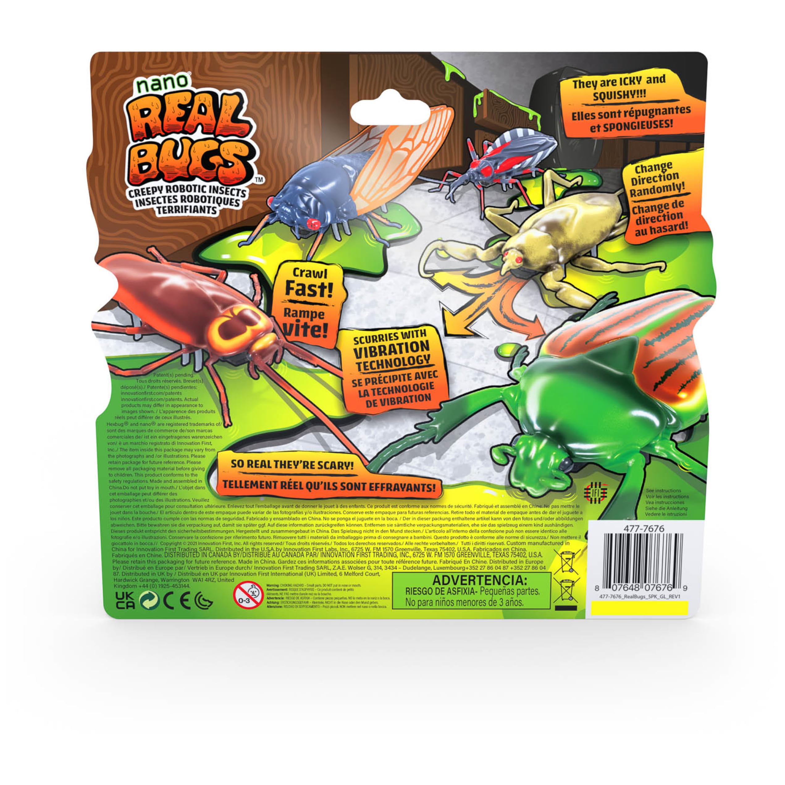 Foto 5 pulgar | Toy Hexbug Nano Real Bugs, Paquete De 5 Unidades, Sensoriales, Para Niños Y Gatos De Más De 3 Años - Venta Internaci