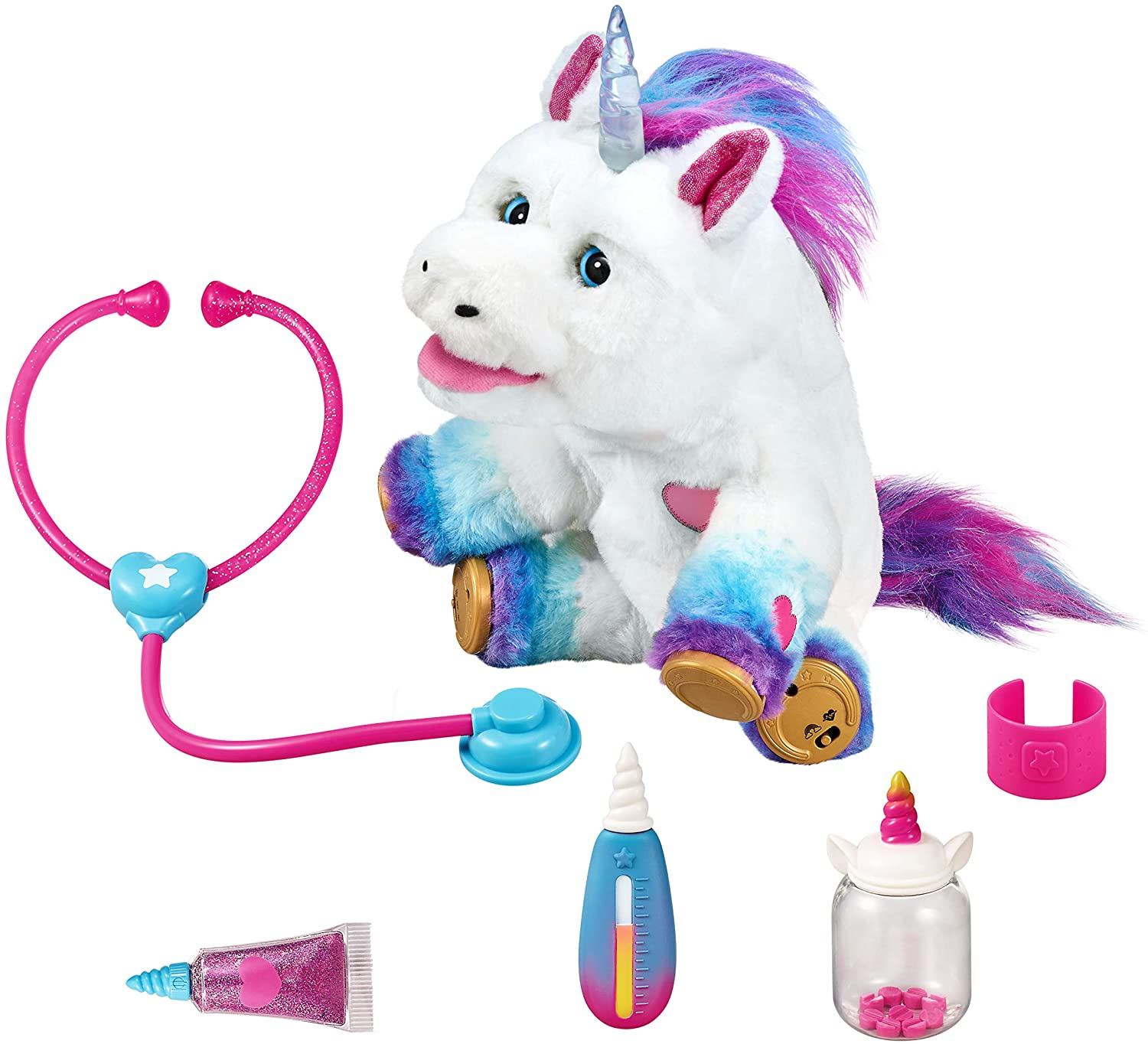 Foto 5 pulgar | Rainlow Interactivo Con Forma De Unicornio Veterinario Little Live Pets - Venta Internacional.
