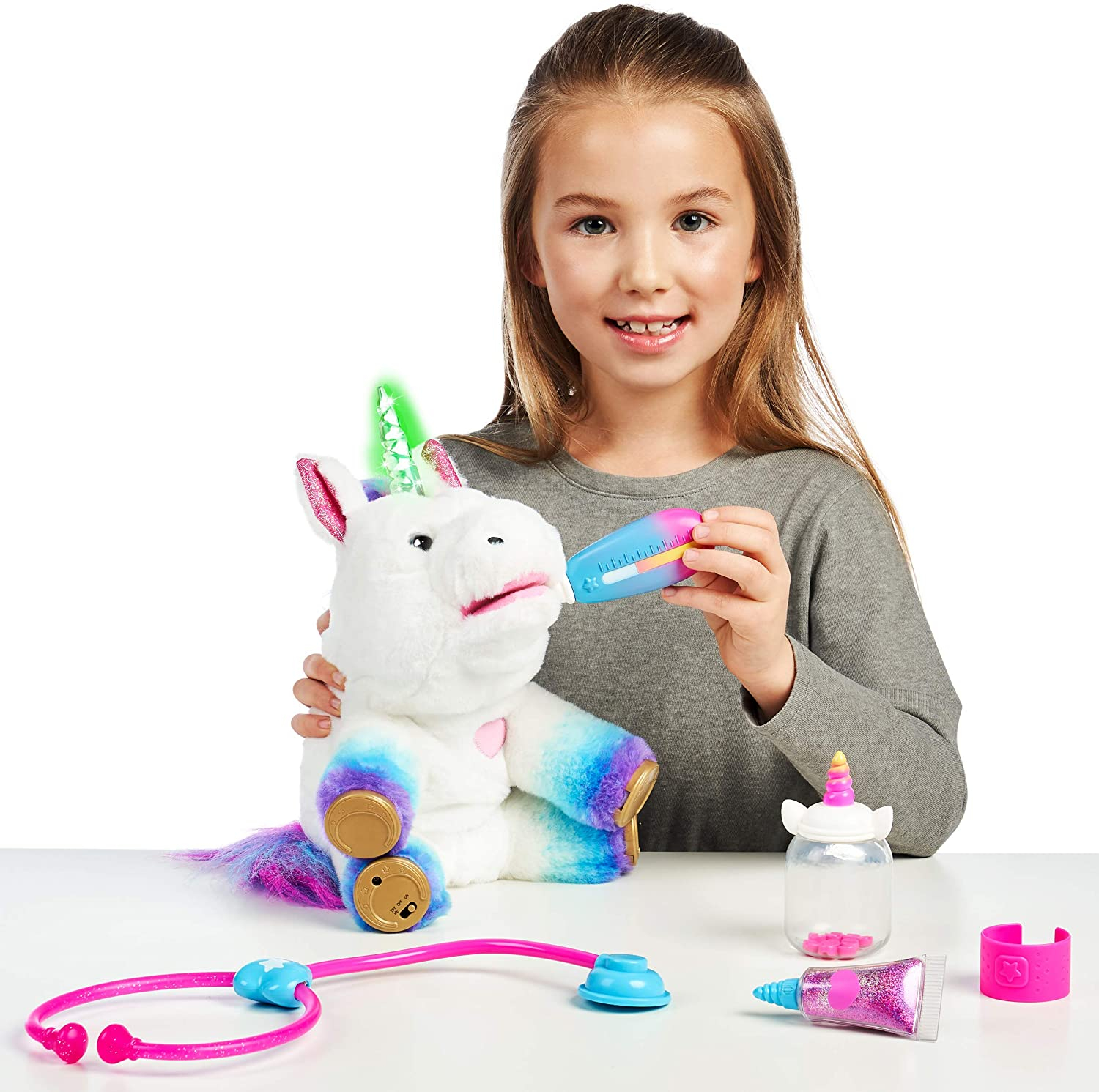 Foto 8 pulgar | Rainlow Interactivo Con Forma De Unicornio Veterinario Little Live Pets - Venta Internacional.