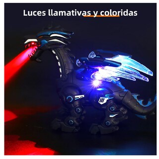 Foto 4 | Juguete Dinosaurio Robot Negro