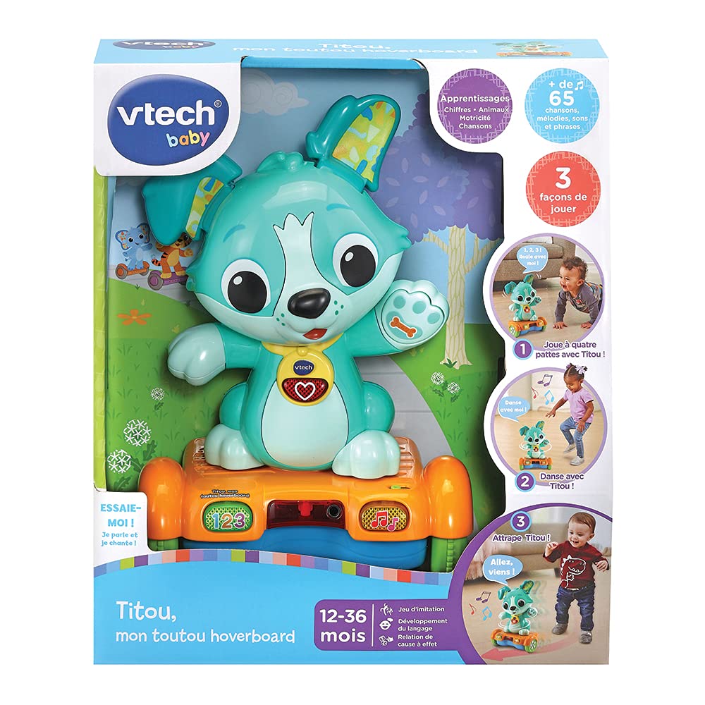 Foto 5 pulgar | Hoverboard Vtech Titou Mon Toutou Interactive Dog De 1 A 3 Años - Venta Internacional.