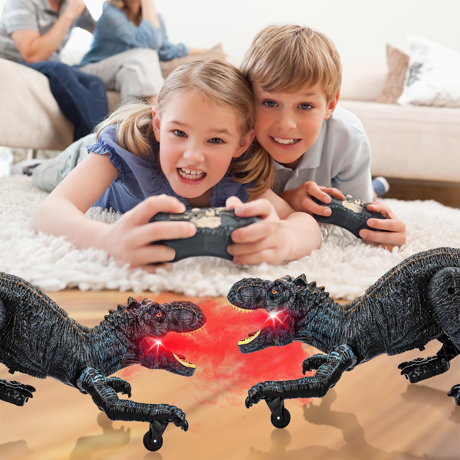 Foto 6 pulgar | Juguete De Dinosaurio Con Control Remoto Hot Bee T-rex Para Niños De 3 A 7 Años - Venta Internacional.