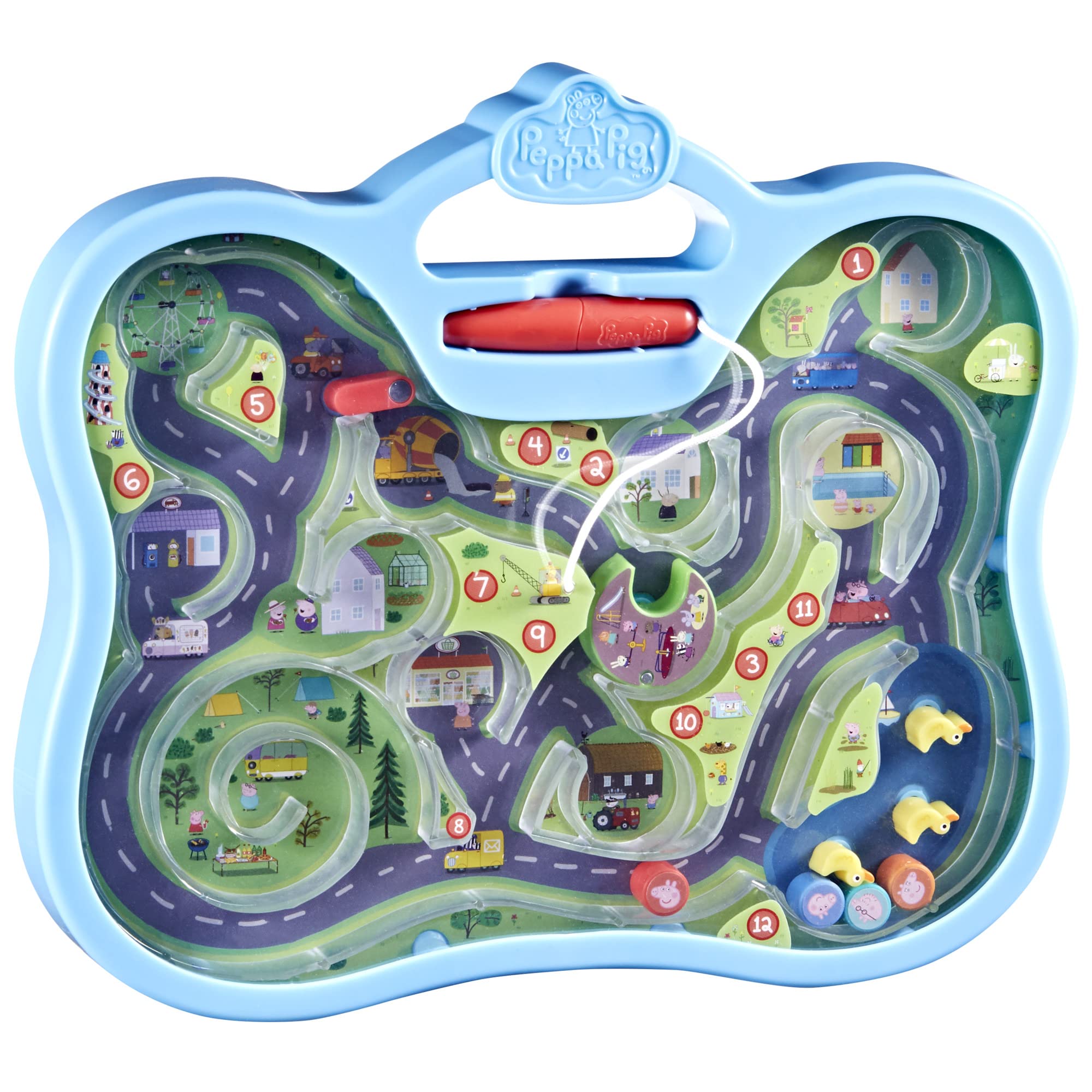 Juguete Preescolar Peppa Pig Hasbro Peppas City Maze Kids 3+ - Venta Internacional.