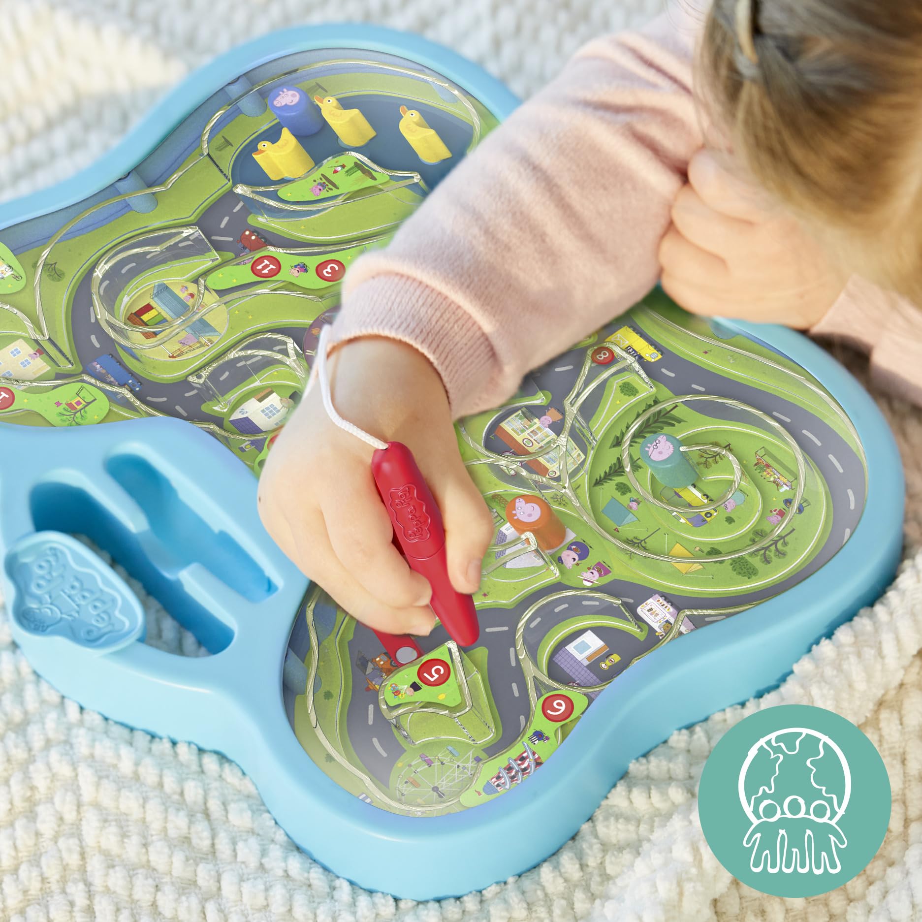 Foto 3 pulgar | Juguete Preescolar Peppa Pig Hasbro Peppas City Maze Kids 3+ - Venta Internacional.