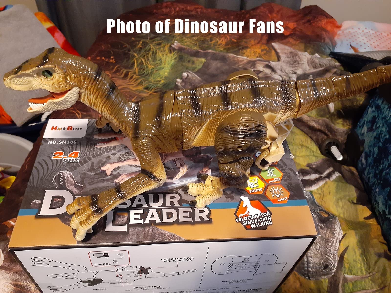 Foto 7 | Robot De Juguete Con Control Remoto, Dinosaurio, Hot Bee Jurassic, 18,6 Cm - Venta Internacional.