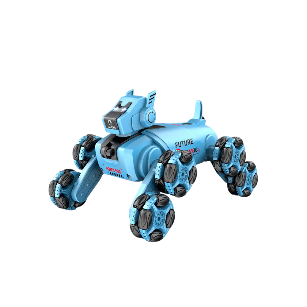 Foto 2 pulgar | Juguete Robot Perro Inteligente con Control Remoto Azul