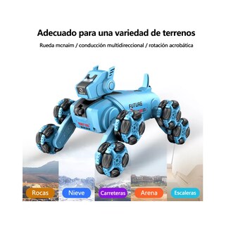 Foto 2 | Juguete Robot Perro Inteligente con Control Remoto Azul