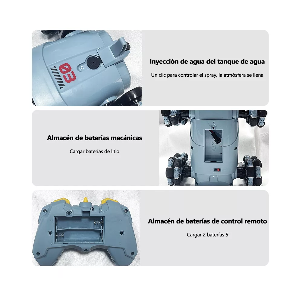 Foto 5 pulgar | Juguete Robot Perro Inteligente con Control Remoto Azul