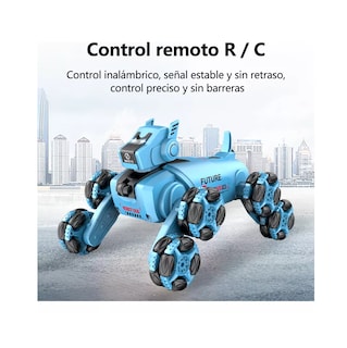 Foto 5 | Juguete Robot Perro Inteligente con Control Remoto Azul