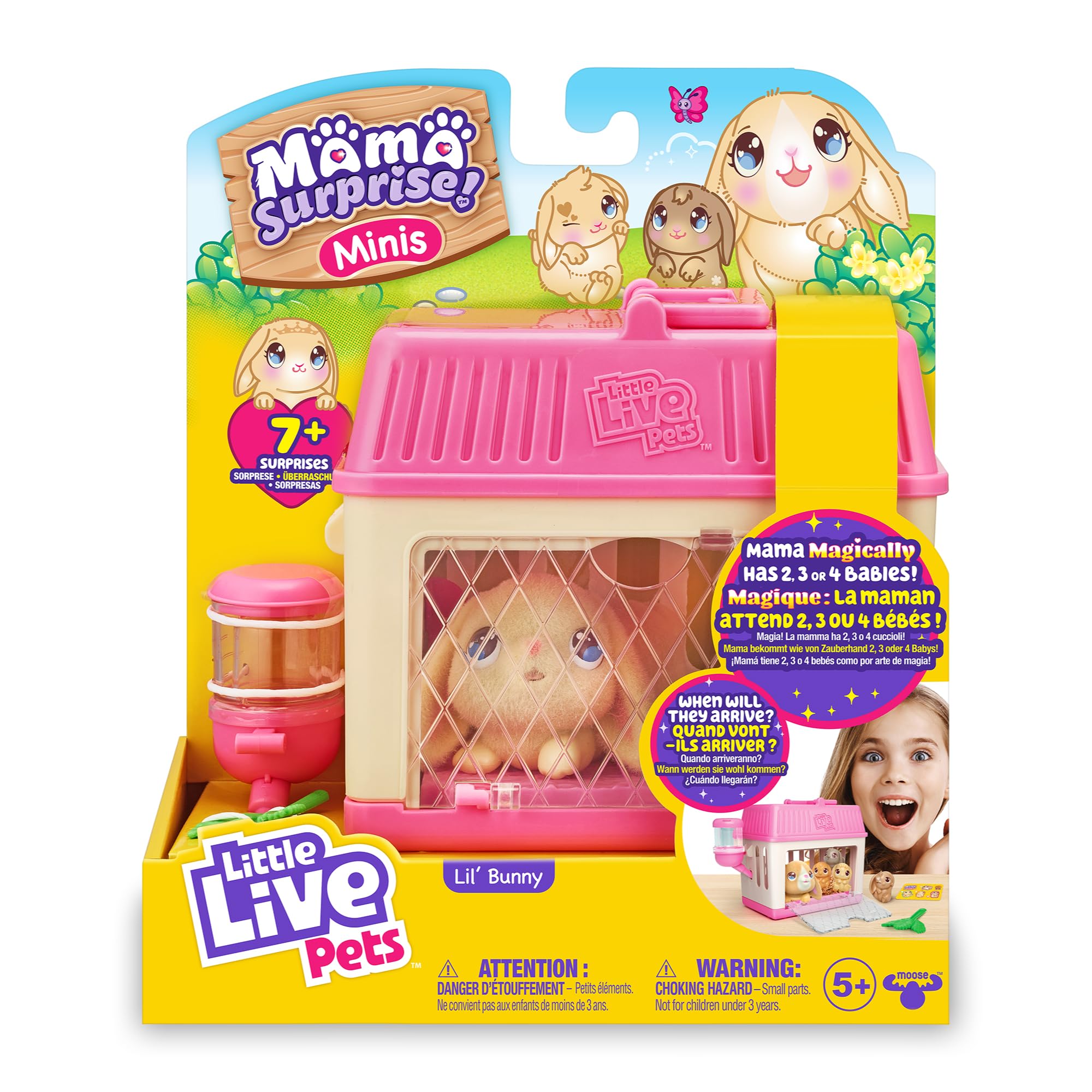 Foto 2 pulgar | Pet Little Live Pets Mama Surprise Minis Bunny - Venta Internacional.