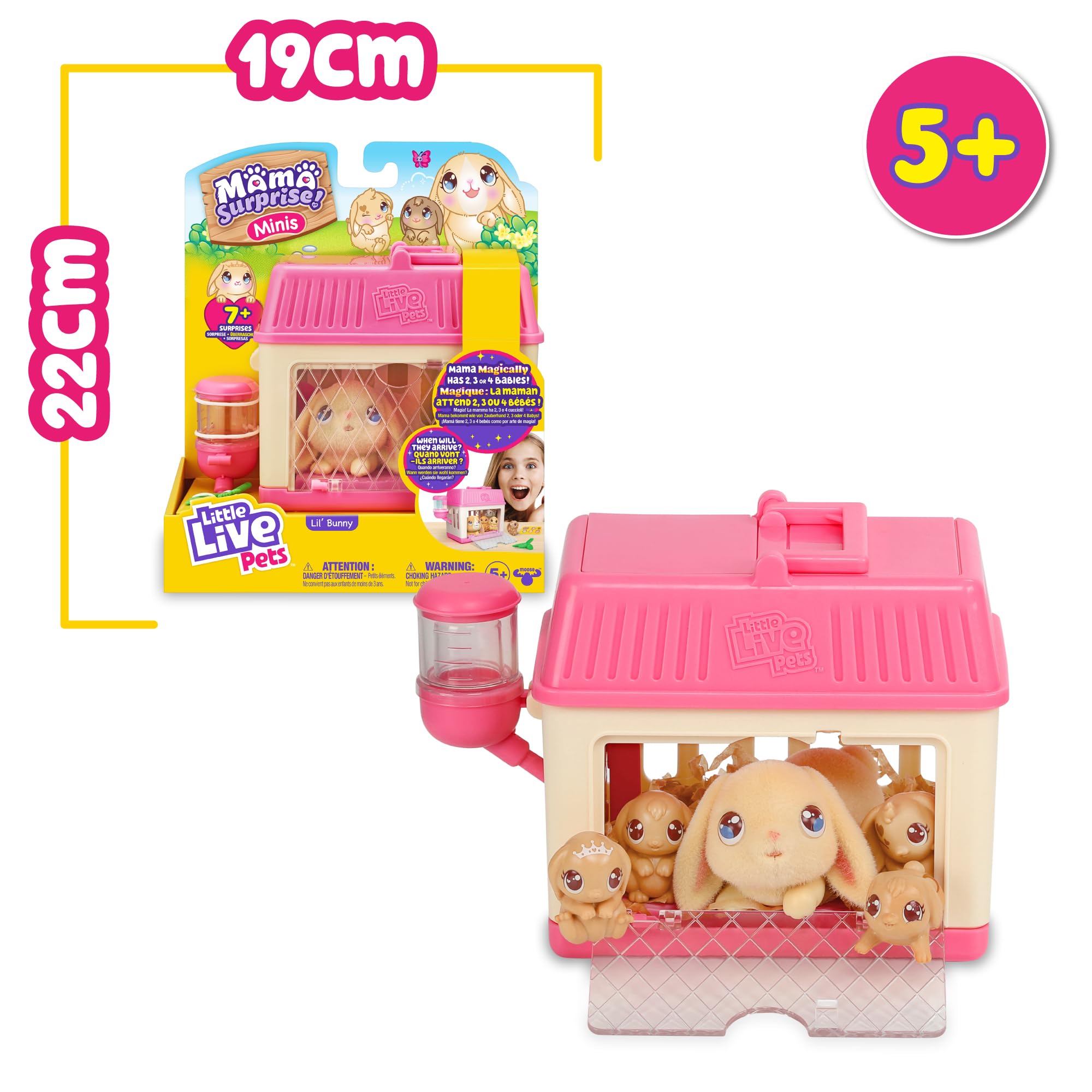 Foto 3 pulgar | Pet Little Live Pets Mama Surprise Minis Bunny - Venta Internacional.