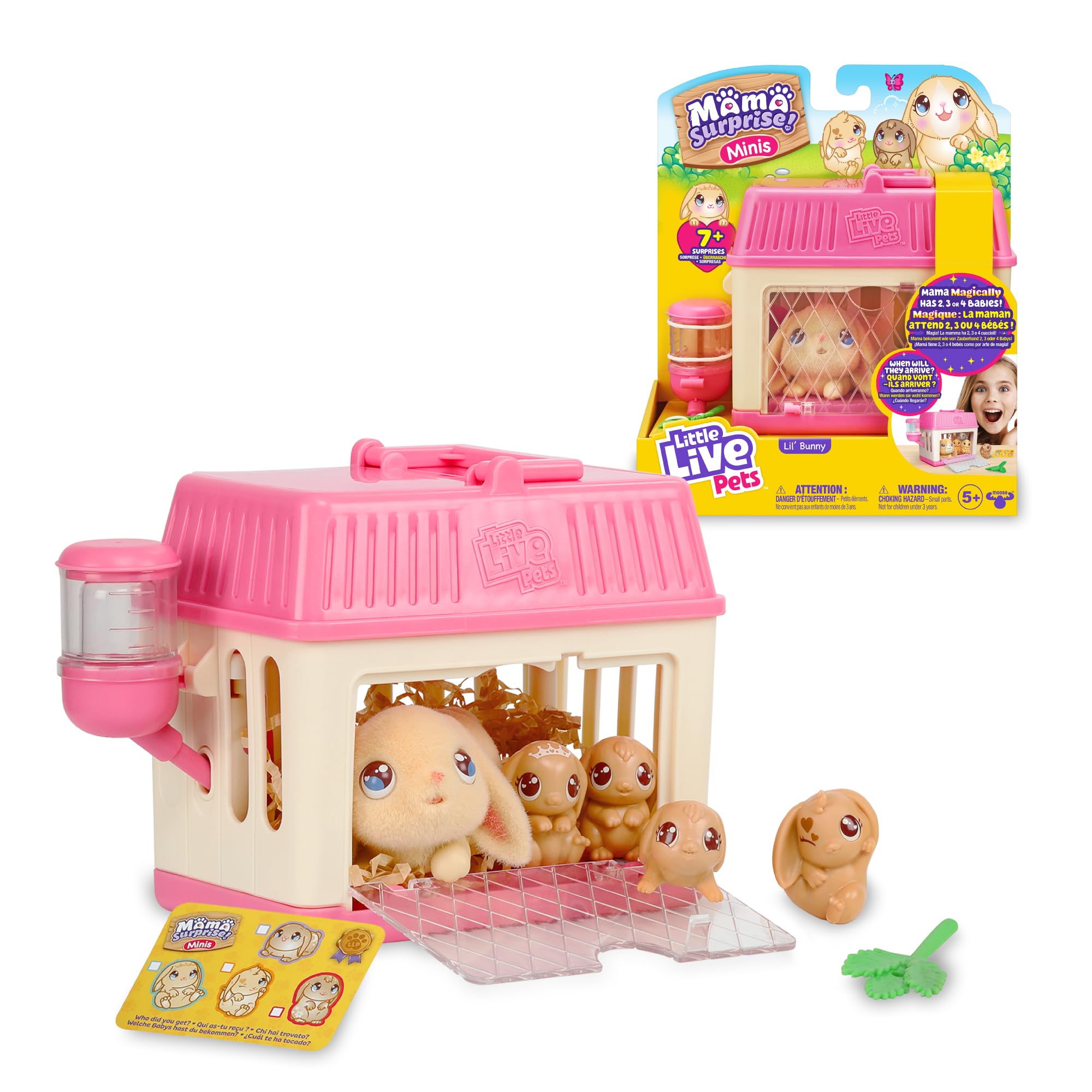 Foto 4 pulgar | Pet Little Live Pets Mama Surprise Minis Bunny - Venta Internacional.