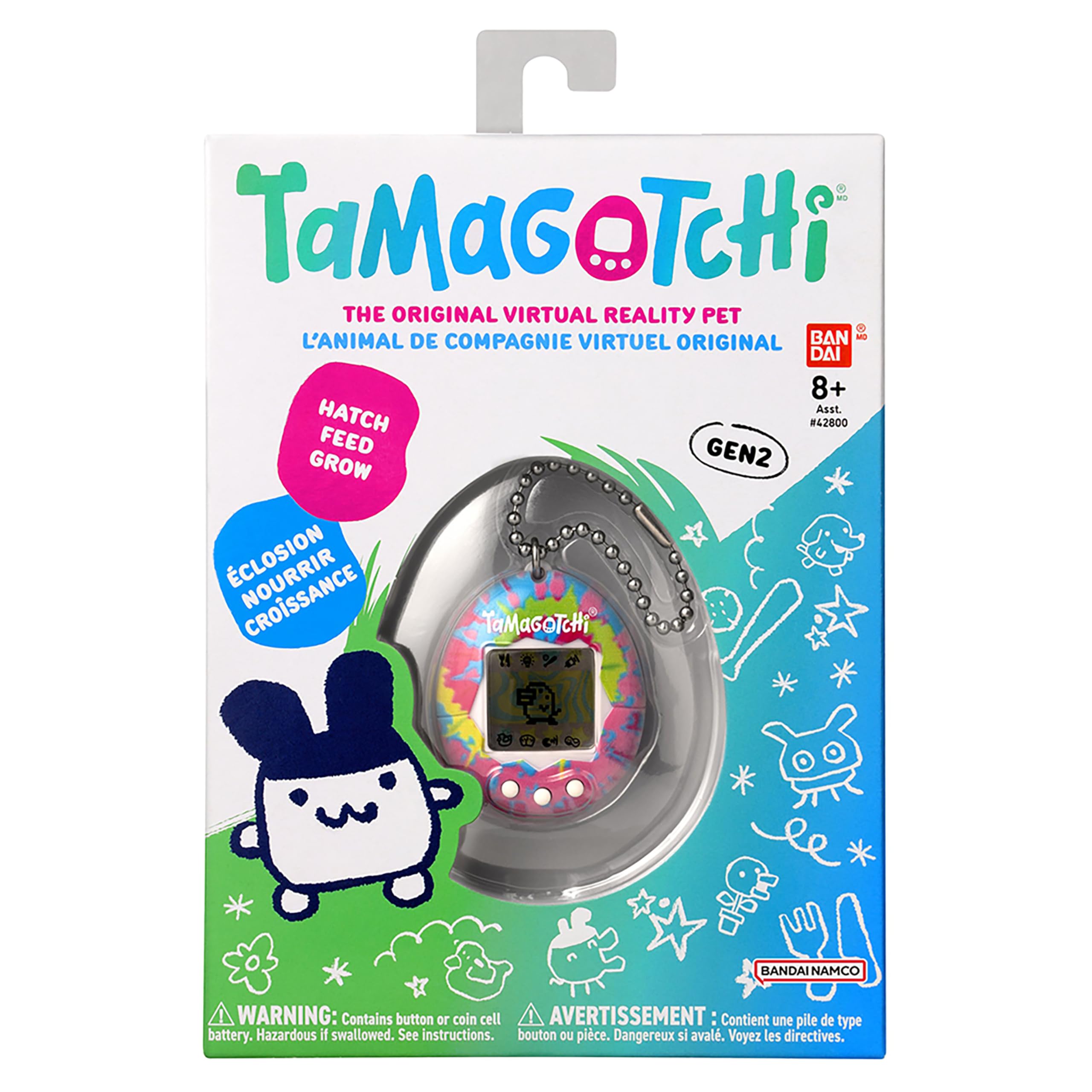 Foto 4 pulgar | Mascota Digital Tamagotchi Tie Dye - Venta Internacional