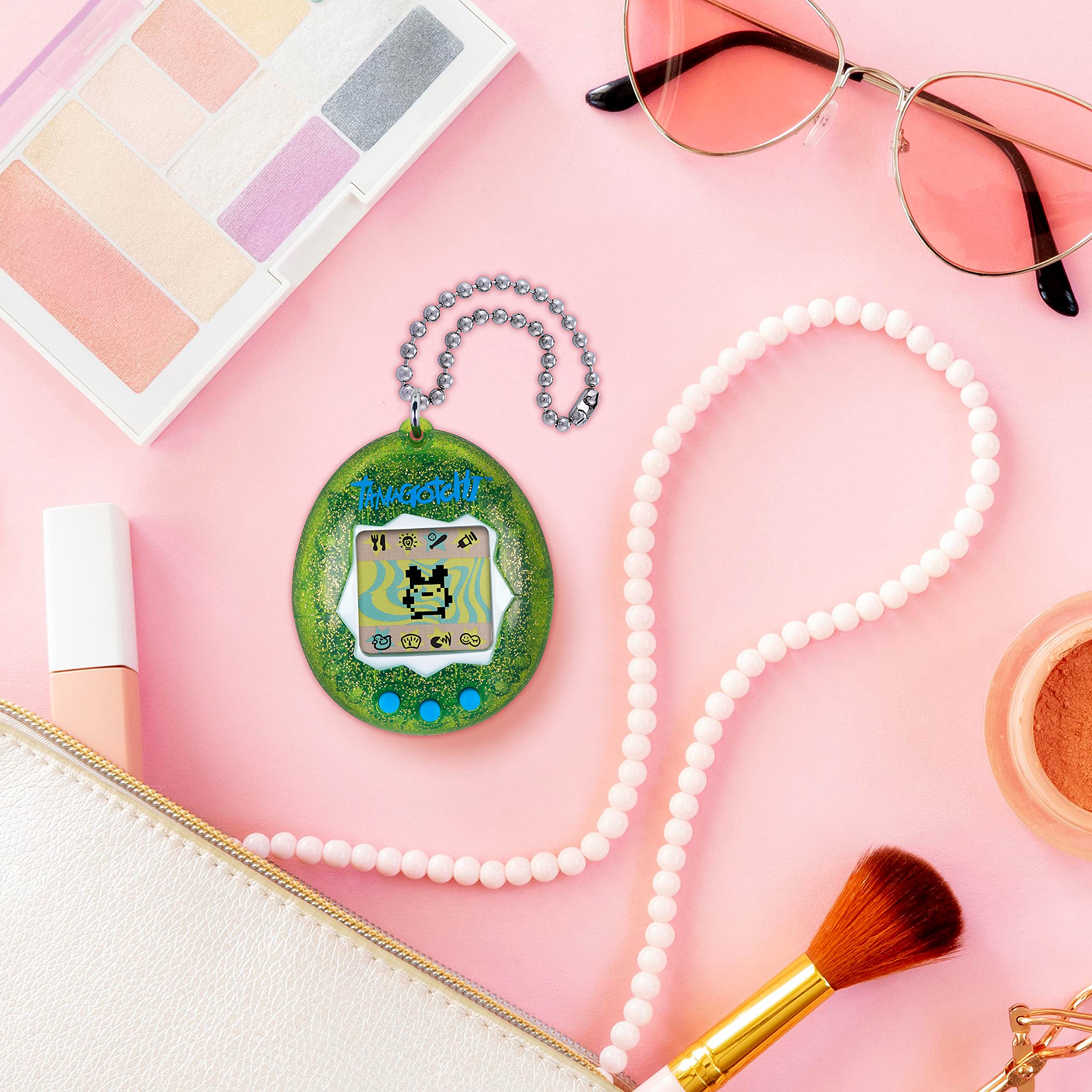 Foto 5 | Tamagotchi Original Purpurina Verde Digital - Venta Internacional