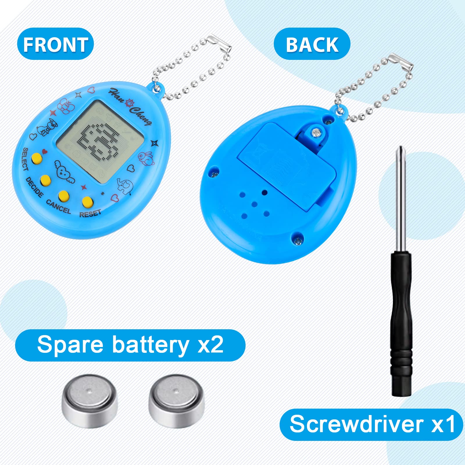 Foto 5 | Juguetes Electrónicos Digitales Virtuales Para Mascotas Jerify Con Llavero - Venta Internacional.