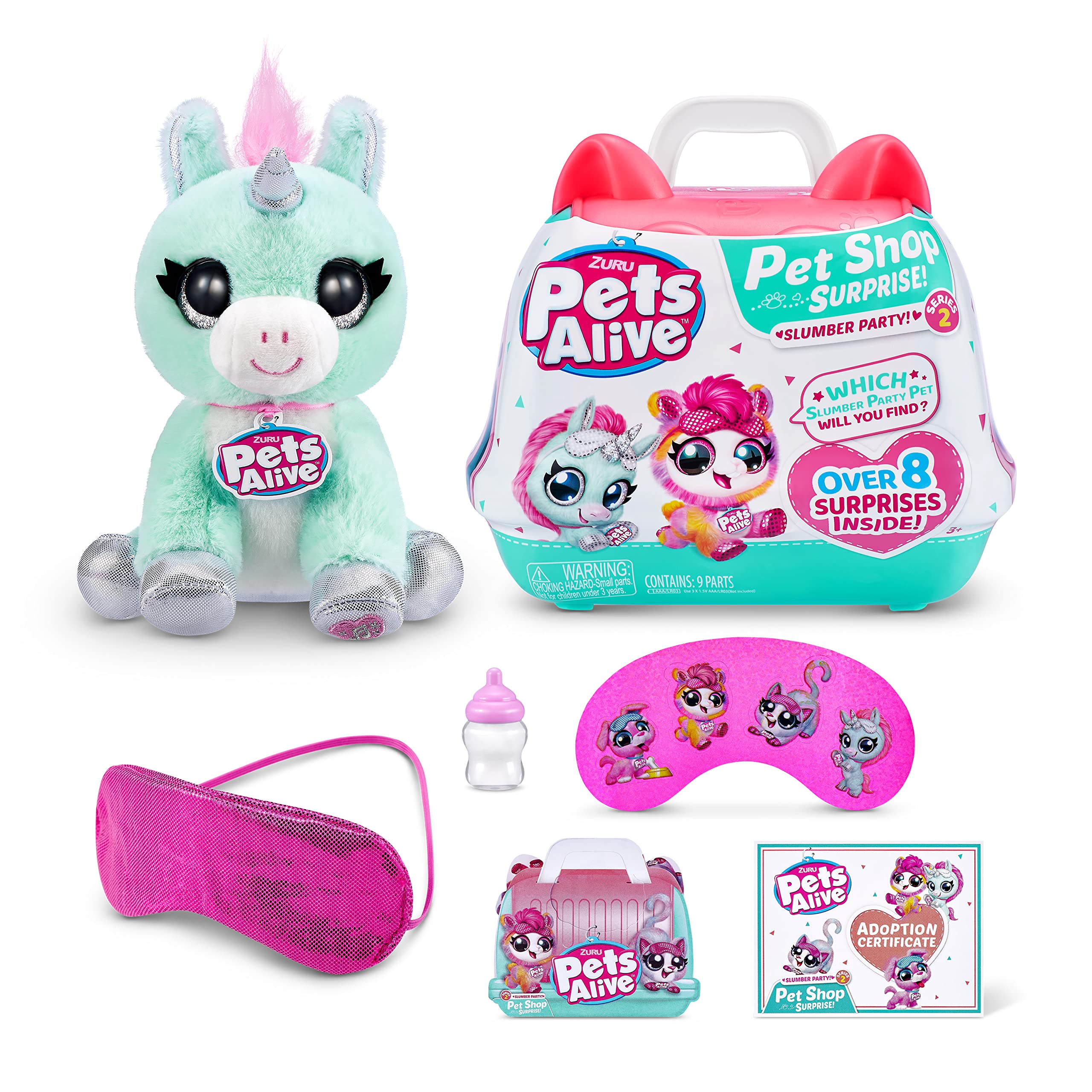 Toy Pets Alive Pet Shop Surprise Unicorn Zuru Habla Y Repite - Venta Internacional.