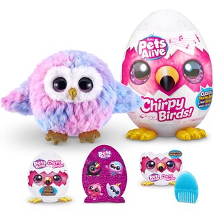 Foto 1 | Electronic Pet Pets Alive Chirpy Birds (owl) De Zuru Para Niñas - Venta Internacional.
